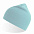Шапка HOLLY двуслойная, пряжа Polylana®, 60% полиэстер, 40% акрил, голубой с логотипом в Самаре заказать по выгодной цене в кибермаркете AvroraStore