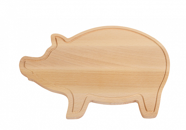 Разделочная доска WOODEN PIGGY, Wood с логотипом в Самаре заказать по выгодной цене в кибермаркете AvroraStore