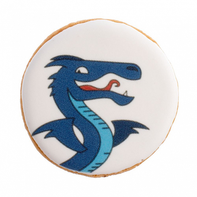 Печенье «Синий дракон» с логотипом в Самаре заказать по выгодной цене в кибермаркете AvroraStore