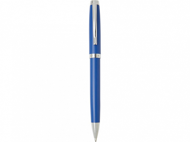 Шариковая ручка металлическая Vivace, ярко-синий с логотипом в Самаре заказать по выгодной цене в кибермаркете AvroraStore