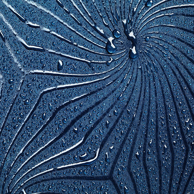 Зонт-трость Magic с проявляющимся цветочным рисунком, темно-синий с логотипом в Самаре заказать по выгодной цене в кибермаркете AvroraStore