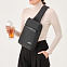 Рюкзак cross body, Sigma, черный/серый с логотипом в Самаре заказать по выгодной цене в кибермаркете AvroraStore