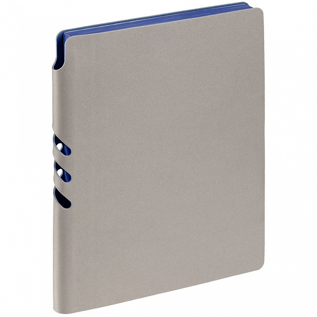 Набор Flexpen Shall Simple, серый с синим с логотипом в Самаре заказать по выгодной цене в кибермаркете AvroraStore