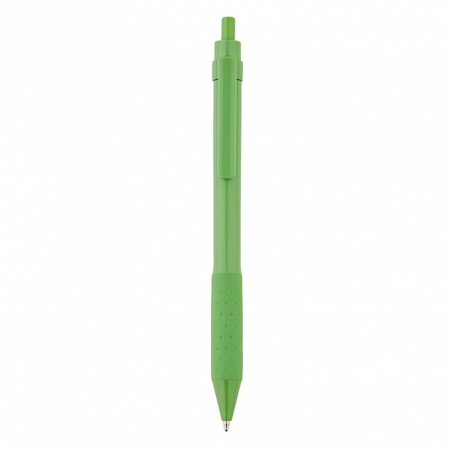 Ручка X2, зеленый с логотипом в Самаре заказать по выгодной цене в кибермаркете AvroraStore