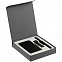 Коробка Latern для аккумулятора 5000 мАч, флешки и ручки, серая с логотипом в Самаре заказать по выгодной цене в кибермаркете AvroraStore