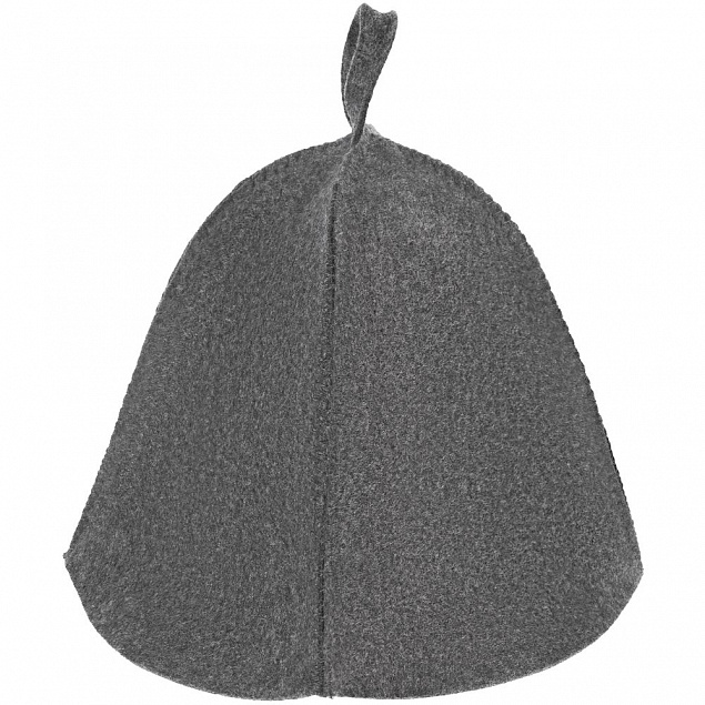 Банная шапка Heat Off, серая с логотипом в Самаре заказать по выгодной цене в кибермаркете AvroraStore