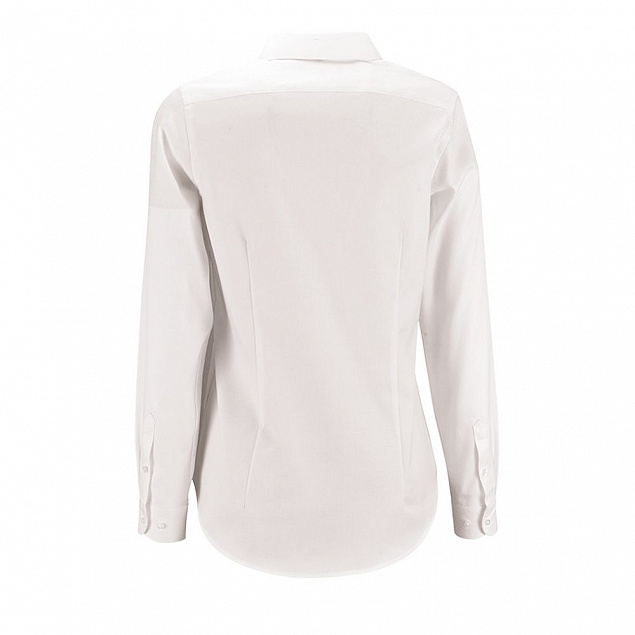 Рубашка женская Brody Women белая с логотипом в Самаре заказать по выгодной цене в кибермаркете AvroraStore