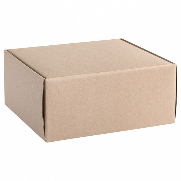 Коробка Grande, крафт с красным наполнением с логотипом в Самаре заказать по выгодной цене в кибермаркете AvroraStore
