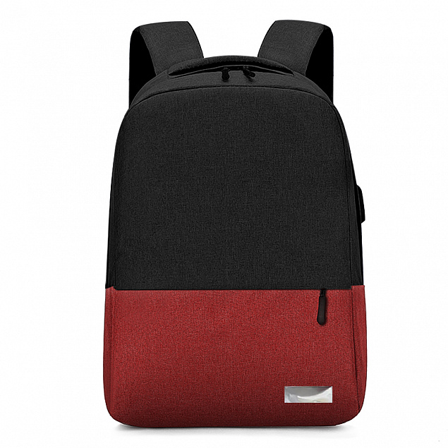Рюкзак Burban, чёрно-красный с логотипом в Самаре заказать по выгодной цене в кибермаркете AvroraStore