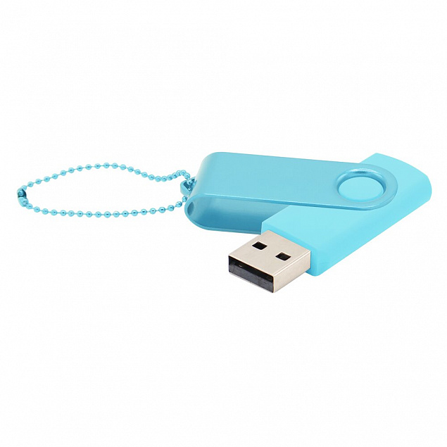 Флешка Designer To Go 3.0 USB 32Gb, бирюзовый с логотипом в Самаре заказать по выгодной цене в кибермаркете AvroraStore