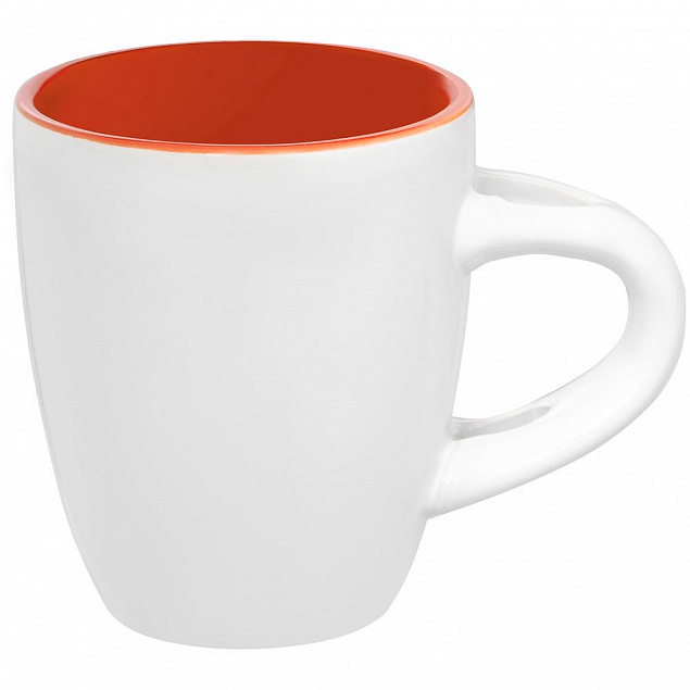 Кофейная кружка Pairy с ложкой, оранжевая с логотипом в Самаре заказать по выгодной цене в кибермаркете AvroraStore