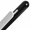 Ручка шариковая Slider, черная с белым с логотипом в Самаре заказать по выгодной цене в кибермаркете AvroraStore