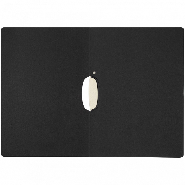 Папка Clip File Eco, черная с логотипом в Самаре заказать по выгодной цене в кибермаркете AvroraStore