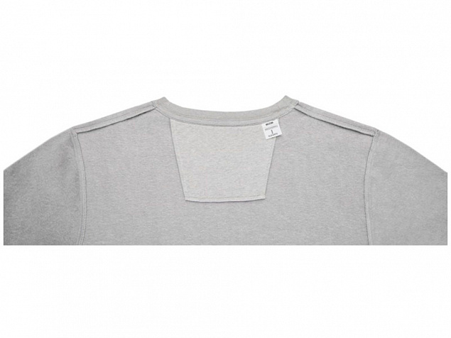 Мужской свитер Zenon с круглым вырезом, серый яркий с логотипом в Самаре заказать по выгодной цене в кибермаркете AvroraStore