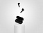 Беспроводные наушники Rombica Mysound Flip Black с логотипом в Самаре заказать по выгодной цене в кибермаркете AvroraStore