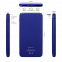 Внешний аккумулятор Bplanner Power 1 ST, софт-тач, 5000 mAh (синий) с логотипом в Самаре заказать по выгодной цене в кибермаркете AvroraStore
