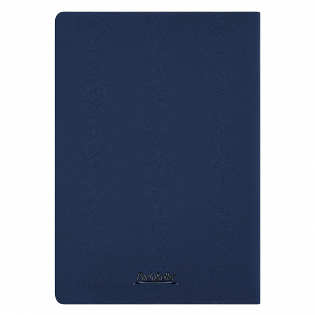 Ежедневник Portobello Trend, Latte soft touch, недатированный, синий с логотипом в Самаре заказать по выгодной цене в кибермаркете AvroraStore