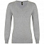 Пуловер женский Glory Women, серый меланж с логотипом в Самаре заказать по выгодной цене в кибермаркете AvroraStore