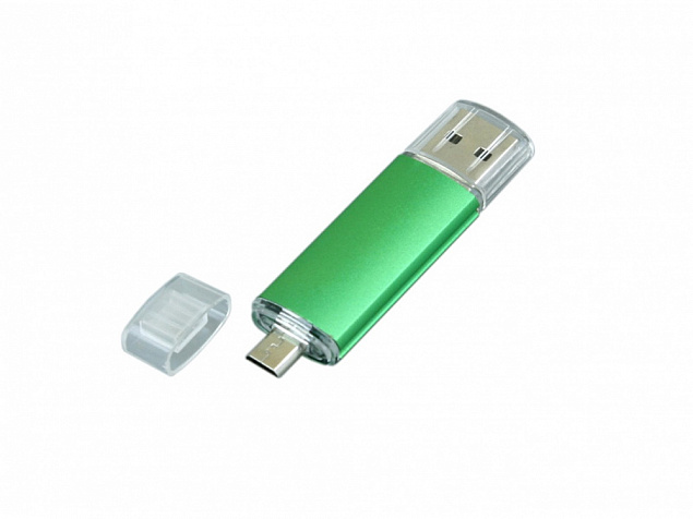 USB 2.0/micro USB- флешка на 32 Гб с логотипом в Самаре заказать по выгодной цене в кибермаркете AvroraStore