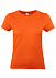 Футболка женская E190 оранжевая с логотипом в Самаре заказать по выгодной цене в кибермаркете AvroraStore