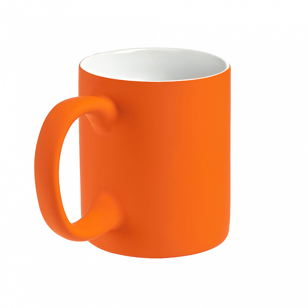 Кружка Bonn Soft - Оранжевый OO с логотипом в Самаре заказать по выгодной цене в кибермаркете AvroraStore