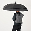 Зонт-трость Bora, черный с логотипом в Самаре заказать по выгодной цене в кибермаркете AvroraStore