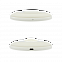 Беспроводное зарядное устройство Atomic с LED подсветкой (белый) с логотипом в Самаре заказать по выгодной цене в кибермаркете AvroraStore