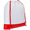 Рюкзак детский Classna, белый с красным с логотипом в Самаре заказать по выгодной цене в кибермаркете AvroraStore