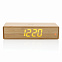 Часы с будильником Bamboo с функцией беспроводной зарядки, 5 Вт с логотипом в Самаре заказать по выгодной цене в кибермаркете AvroraStore