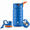 Термобутылка Fujisan, темно-синяя с логотипом в Самаре заказать по выгодной цене в кибермаркете AvroraStore