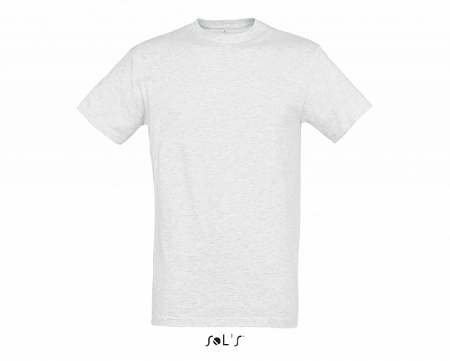 Фуфайка (футболка) REGENT мужская,Светлый меланж XXS с логотипом в Самаре заказать по выгодной цене в кибермаркете AvroraStore