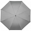 Зонт-трость Manifest со светоотражающим куполом, серый с логотипом в Самаре заказать по выгодной цене в кибермаркете AvroraStore