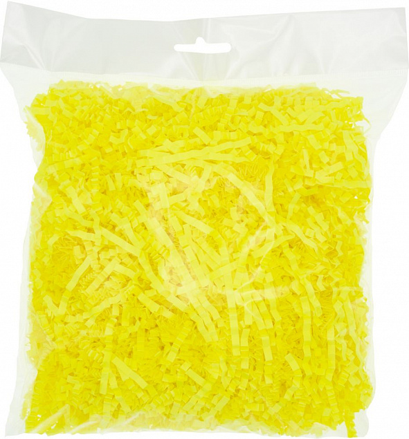 Бумажный наполнитель Chip, желтый неон с логотипом в Самаре заказать по выгодной цене в кибермаркете AvroraStore