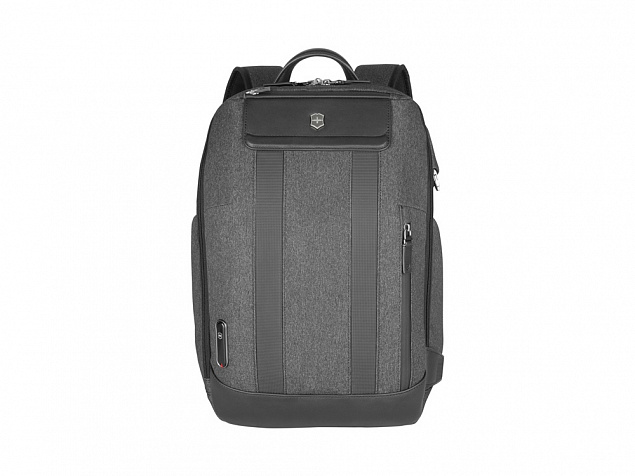 Рюкзак VICTORINOX Architecture Urban2 City Backpack 14'', серый, полиэстер / кожа, 30x19x42 см, 17 л с логотипом в Самаре заказать по выгодной цене в кибермаркете AvroraStore