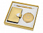 Набор Чувства: шариковая ручка, зеркало, визитница, золотистый (Р) с логотипом в Самаре заказать по выгодной цене в кибермаркете AvroraStore