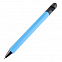 N5 soft, ручка шариковая, голубой/черный, пластик,soft-touch, подставка для смартфона с логотипом в Самаре заказать по выгодной цене в кибермаркете AvroraStore