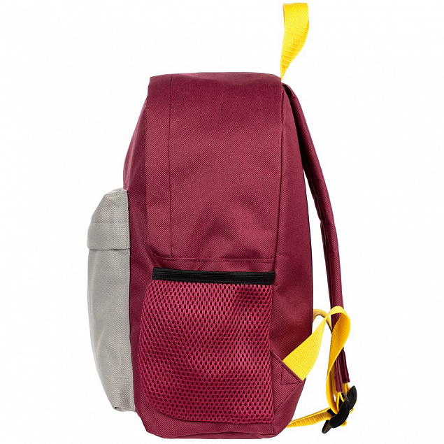 Рюкзак детский Kiddo, бордовый с серым с логотипом в Самаре заказать по выгодной цене в кибермаркете AvroraStore