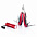 Набор: мультитул и фонарик, красный с логотипом в Самаре заказать по выгодной цене в кибермаркете AvroraStore