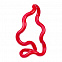Антистресс «Змейка», красный с логотипом в Самаре заказать по выгодной цене в кибермаркете AvroraStore