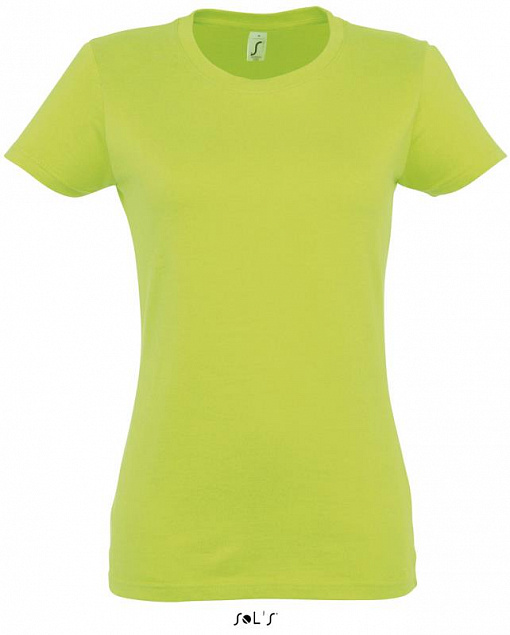 Фуфайка (футболка) IMPERIAL женская,Зеленое яблоко L с логотипом в Самаре заказать по выгодной цене в кибермаркете AvroraStore