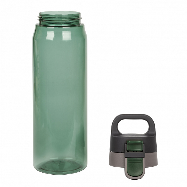 Спортивная бутылка для воды, Aqua, 830 ml, зеленая с логотипом в Самаре заказать по выгодной цене в кибермаркете AvroraStore