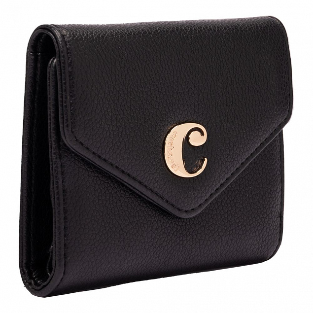 Женский кошелек Alma,черный с логотипом в Самаре заказать по выгодной цене в кибермаркете AvroraStore