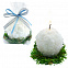 Свеча «Снежок» с логотипом в Самаре заказать по выгодной цене в кибермаркете AvroraStore