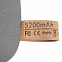 Внешний аккумулятор Pebble 5200 мАч, серый с логотипом в Самаре заказать по выгодной цене в кибермаркете AvroraStore