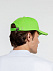 Бейсболка Classic, зеленое яблоко с черным кантом с логотипом в Самаре заказать по выгодной цене в кибермаркете AvroraStore