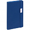 Блокнот Shall Direct, синий с логотипом в Самаре заказать по выгодной цене в кибермаркете AvroraStore