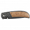 Складной нож Stinger S055B, коричневый с логотипом в Самаре заказать по выгодной цене в кибермаркете AvroraStore
