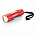 Алюминиевый фонарик Quattro, красный с логотипом в Самаре заказать по выгодной цене в кибермаркете AvroraStore
