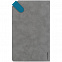 Ежедневник Corner, недатированный, серый с бирюзовым с логотипом в Самаре заказать по выгодной цене в кибермаркете AvroraStore