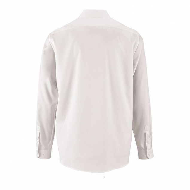 Рубашка мужская Brody Men белая с логотипом в Самаре заказать по выгодной цене в кибермаркете AvroraStore